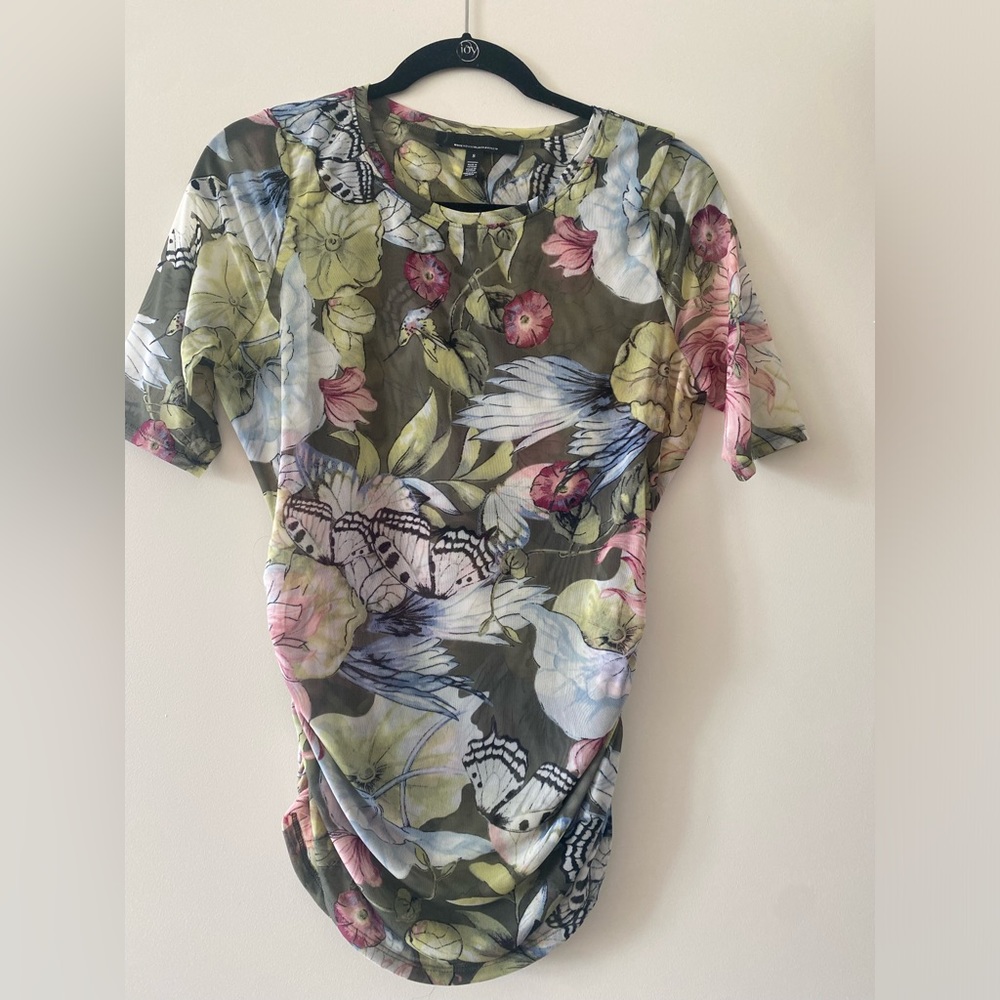 White House black market mesh top